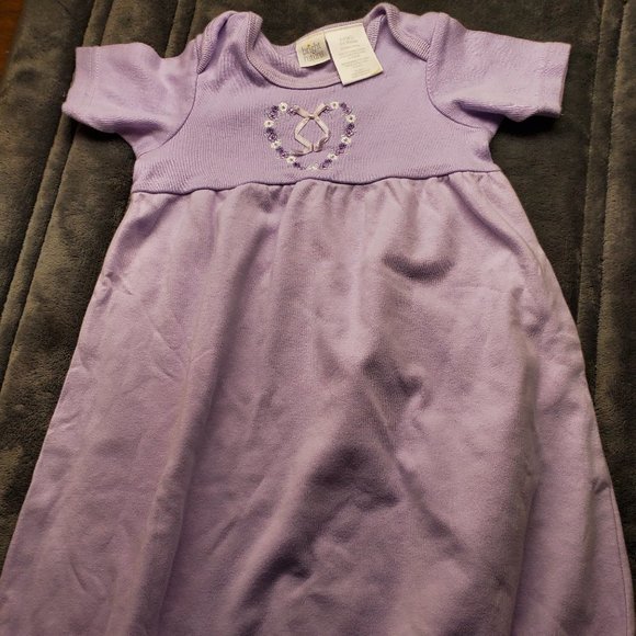 Bright Future Purple Baby Dress 6-9 Mo Long - Picture 3 of 8